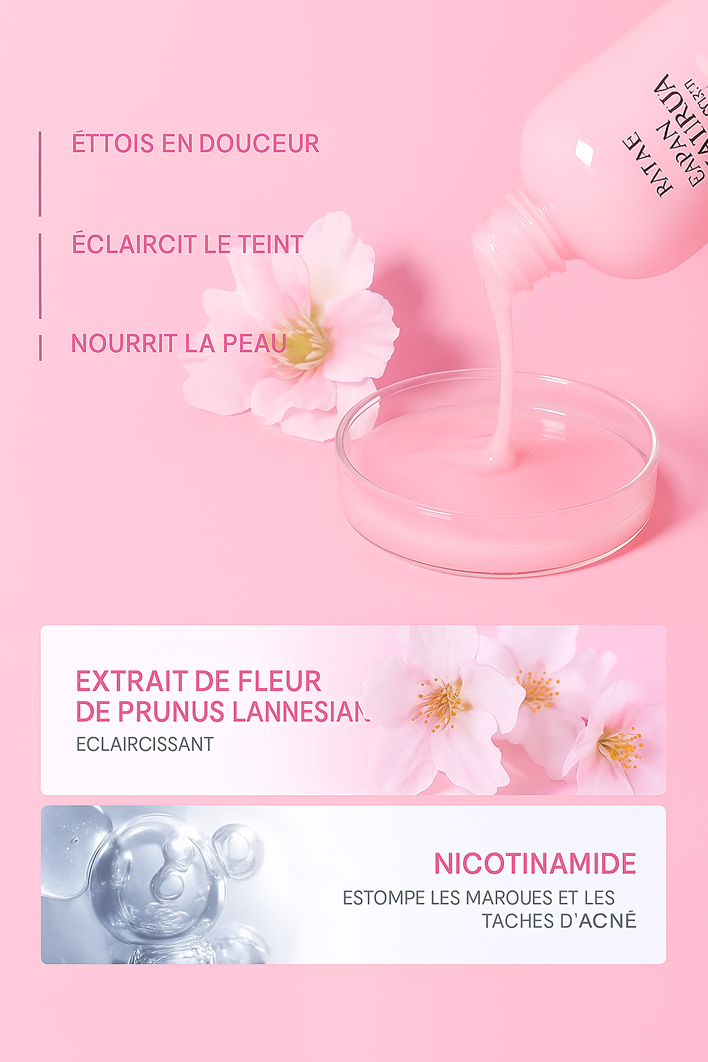 Gel Douche Sakura Hydratant – Parfum Longue Durée & Mousse Sensorielle